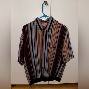 90s aesthetic Rayon shirt